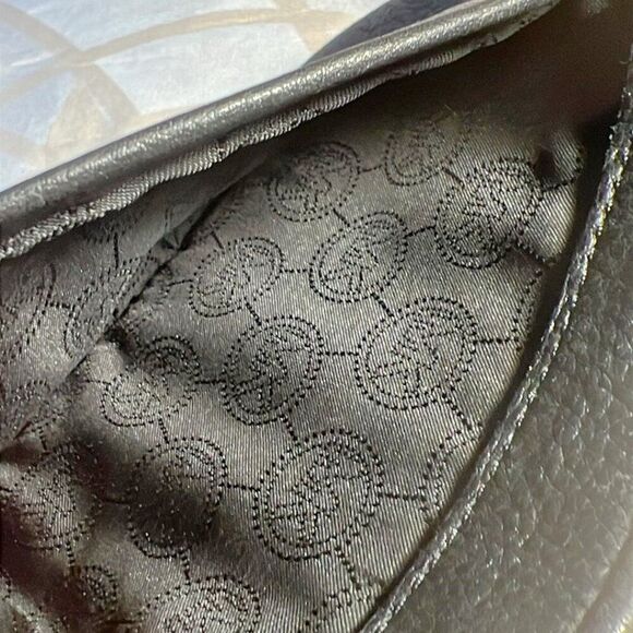 Michael Kors Jet Set Travel Black Sequin Leather Pocket Wristlet Wallet - Picture 8 of 9